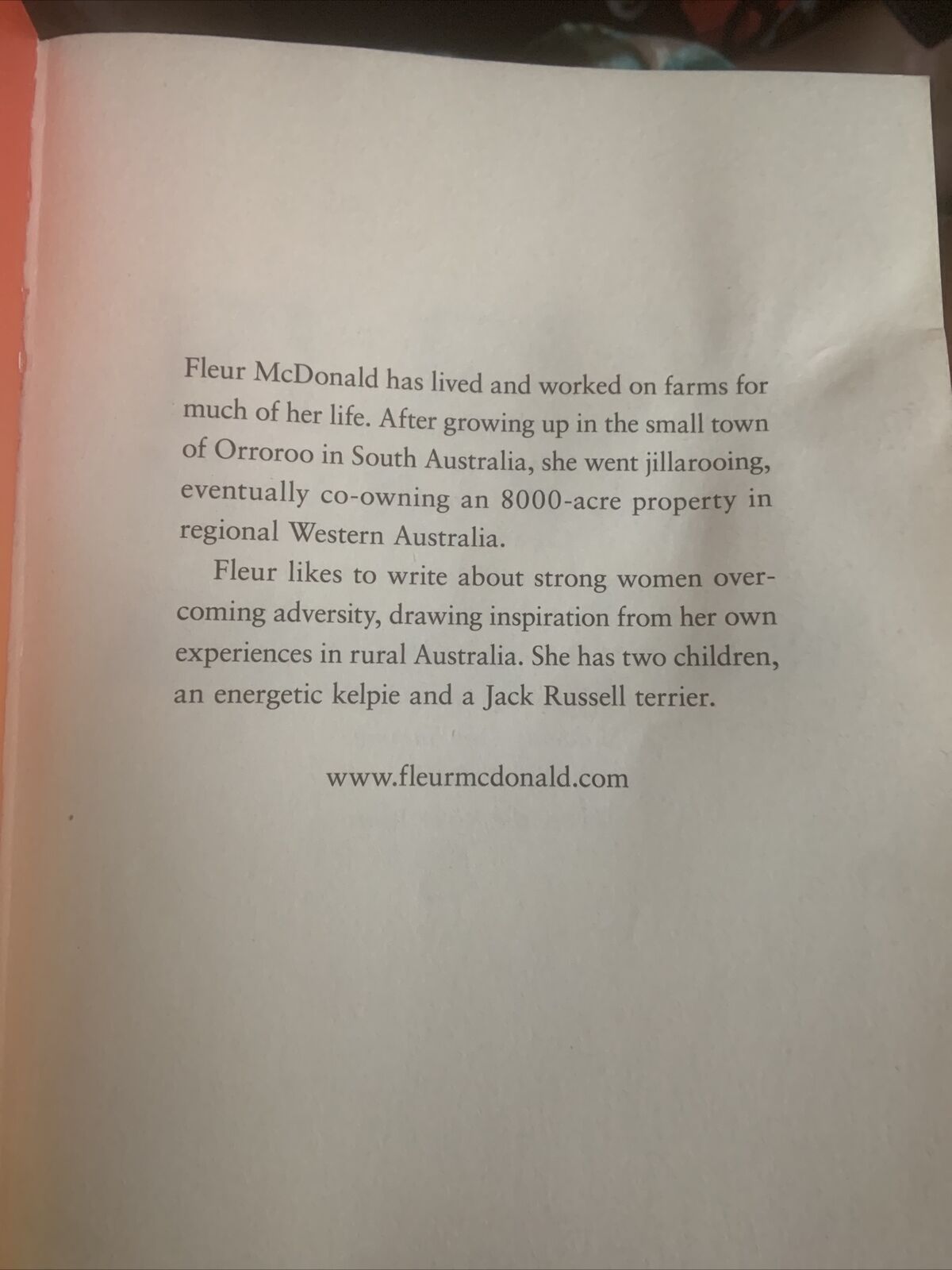 PB Book WITHOUT A DOUBT by Fleur McDonald 2019 Detective Dave Series Novel