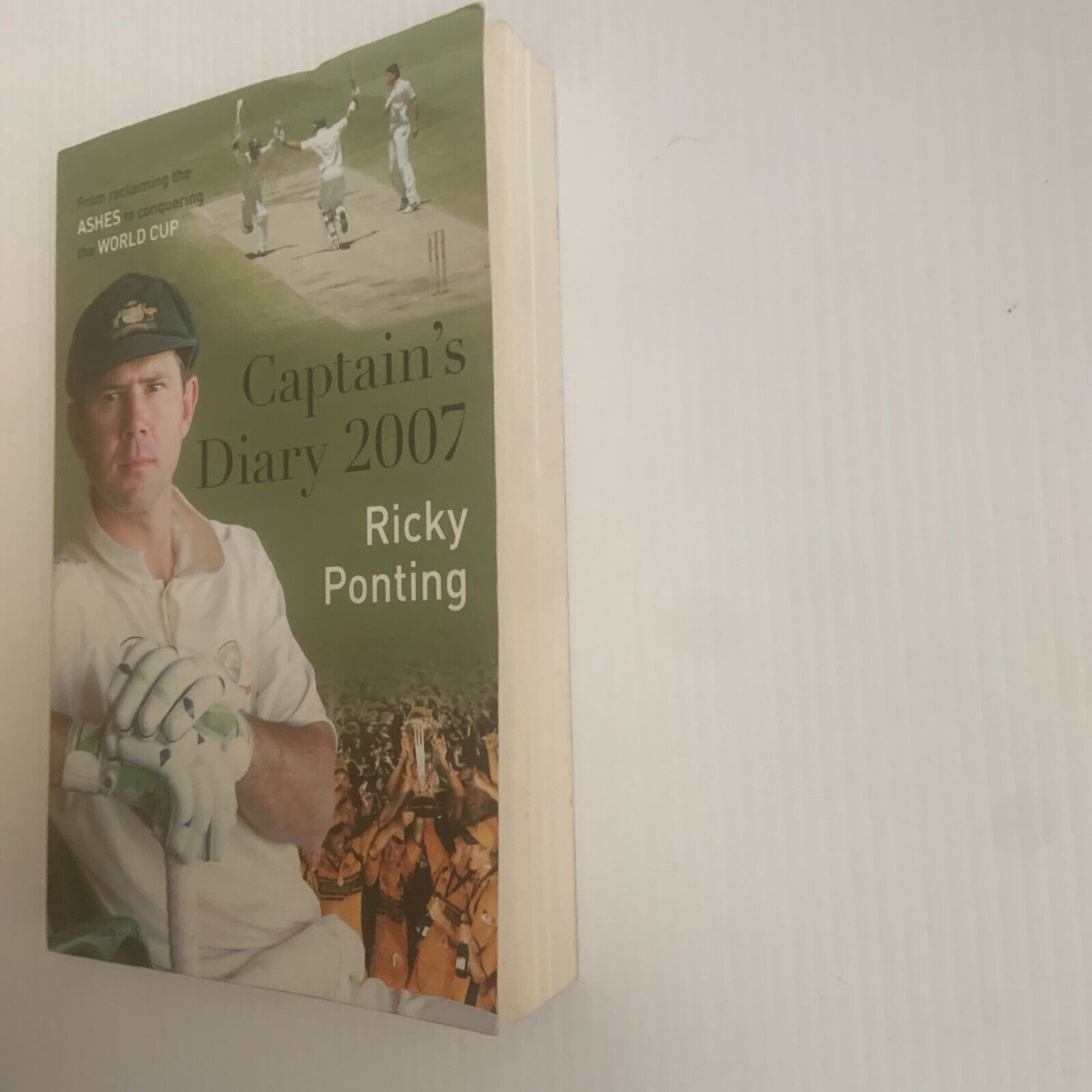 Captains Diary 2007 By Ricky Ponting Ashes World Cup Book Cricket Sport PB 2017