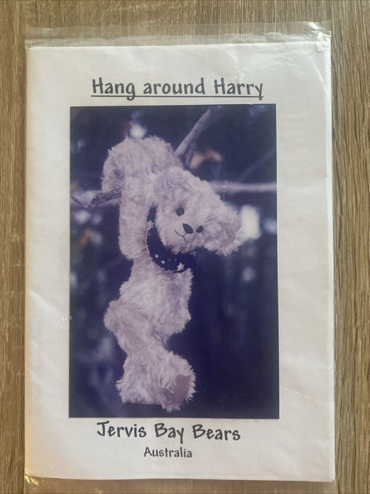 Jervis Bay Bears “Hang Around Harry” Toy BEAR Pattern + List Mohair Australia
