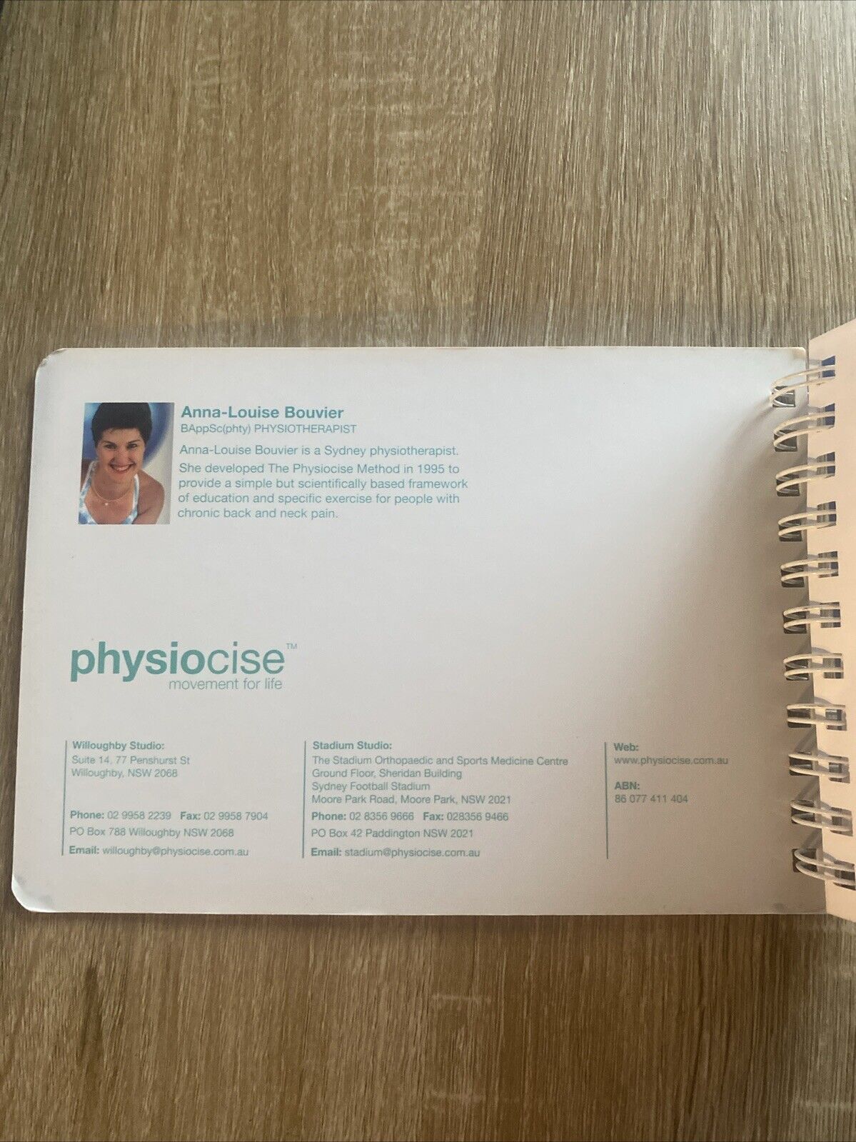 PHYSIOCISE Backs Brains Breathing Anna Louise Bouvier Spiral BOARD Book 2008 6th