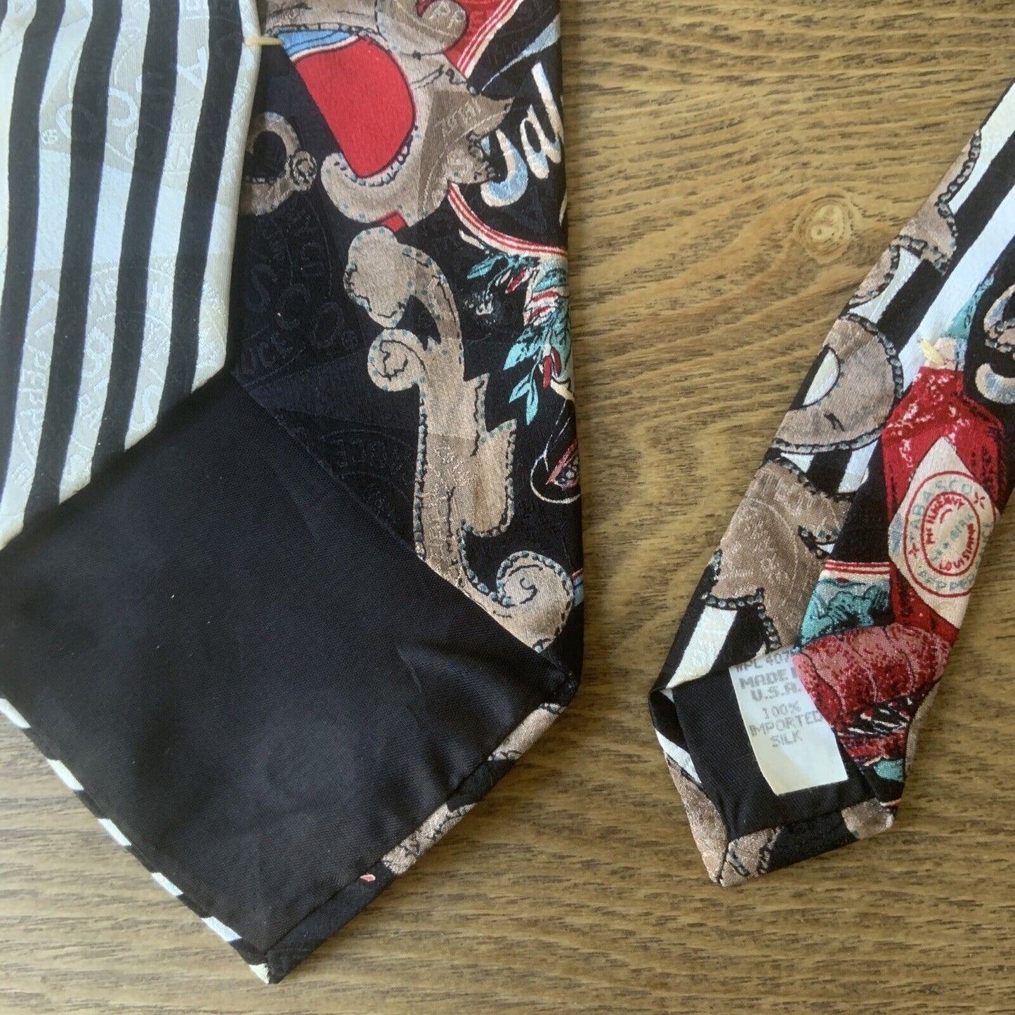 TABASCO Sauce NeckTie Brand Logo USA Unisex Silk Wide Neck Tie Baroque NEW