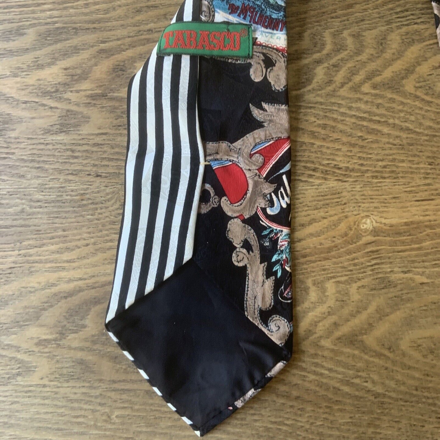 TABASCO Sauce NeckTie Brand Logo USA Unisex Silk Wide Neck Tie Baroque NEW