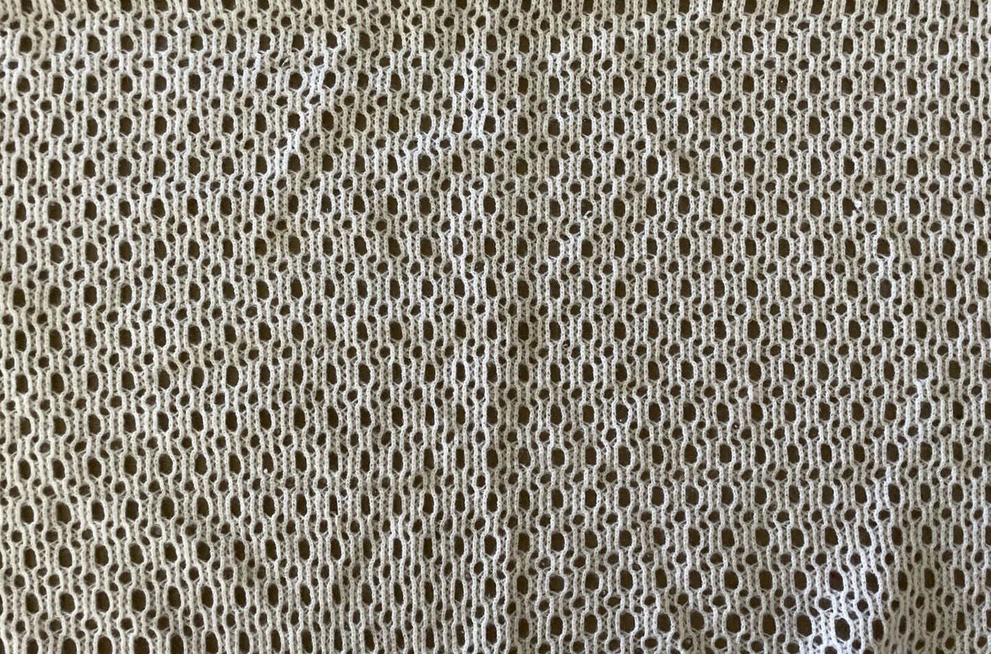 Vintage MARQUISE White Acrylic Knit Pram Blanket  Blanket Unisex 89 x 83cm