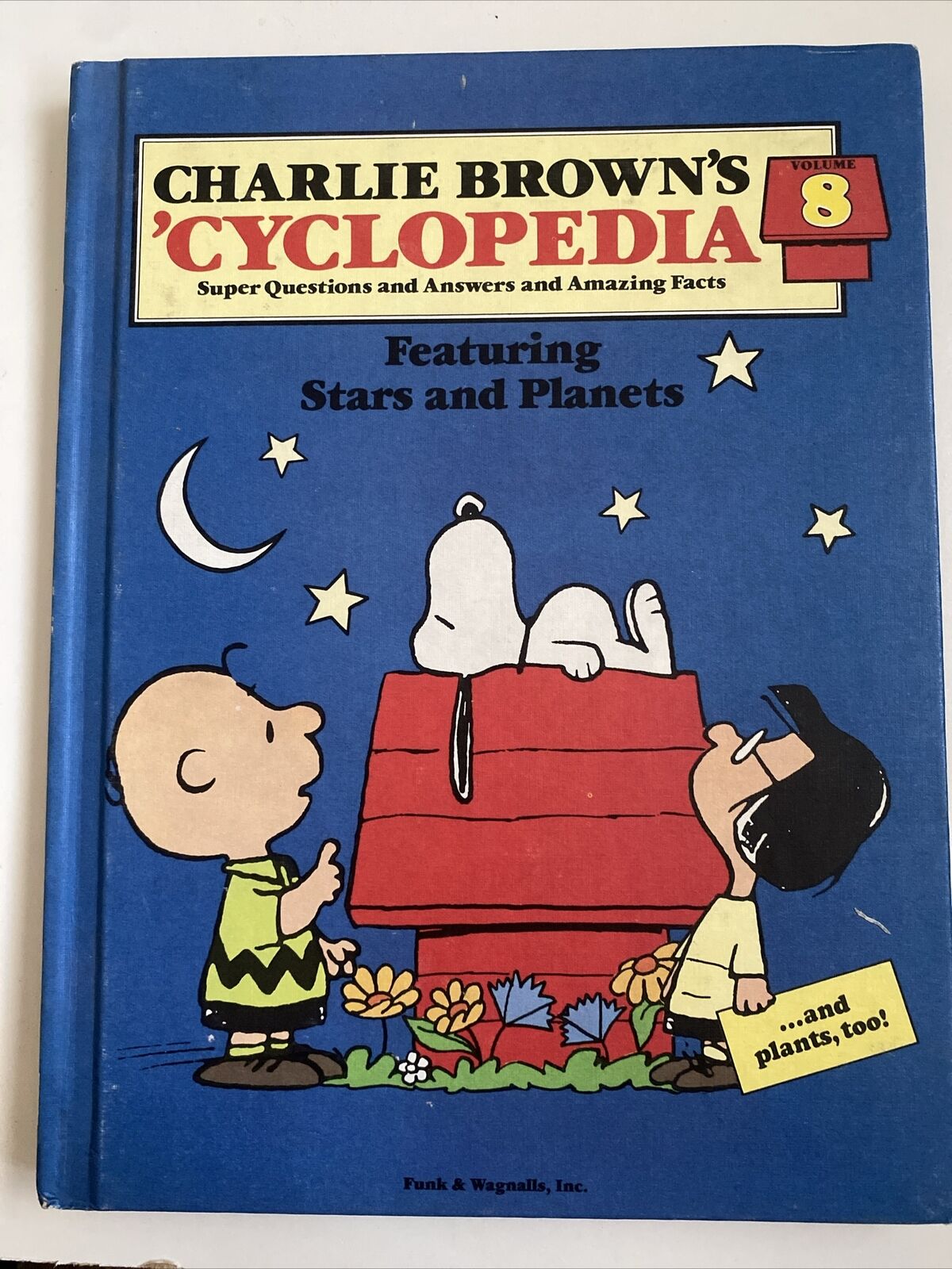 CHARLIE BROWNS ‘CYCLOPEDIA Encyclopaedia Vol 8 Snoopy Stars Planets 1980 Cartoon