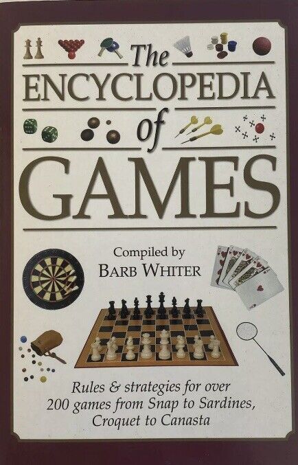 PB Book The Encyclopedia of Games Barb Whiter 2000 New 200 Games NEW