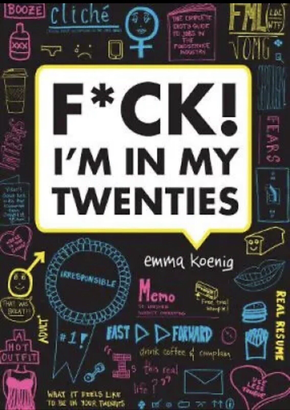 F*ck! I'm in my Twenties by Emma Koenig Paperback 2012 Blog Posts BFA Blogger