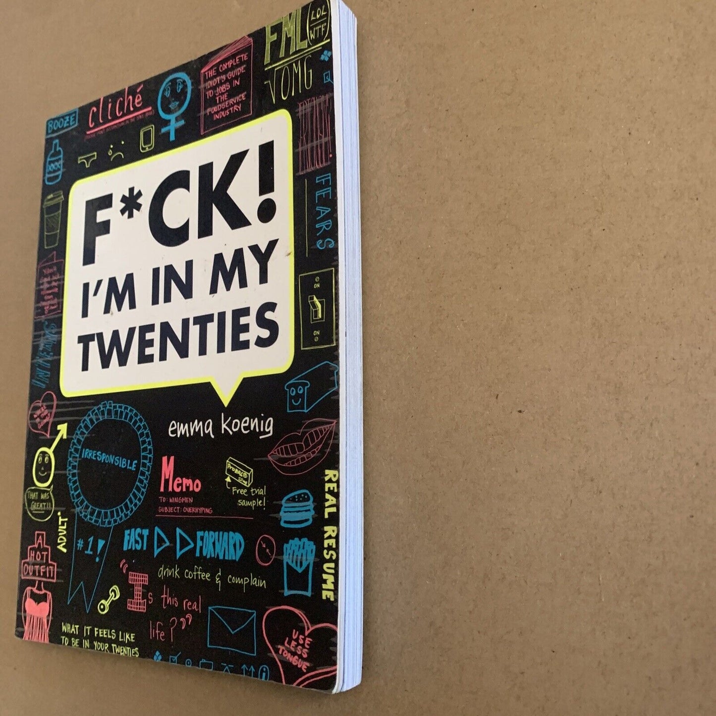 F*ck! I'm in my Twenties by Emma Koenig Paperback 2012 Blog Posts BFA Blogger