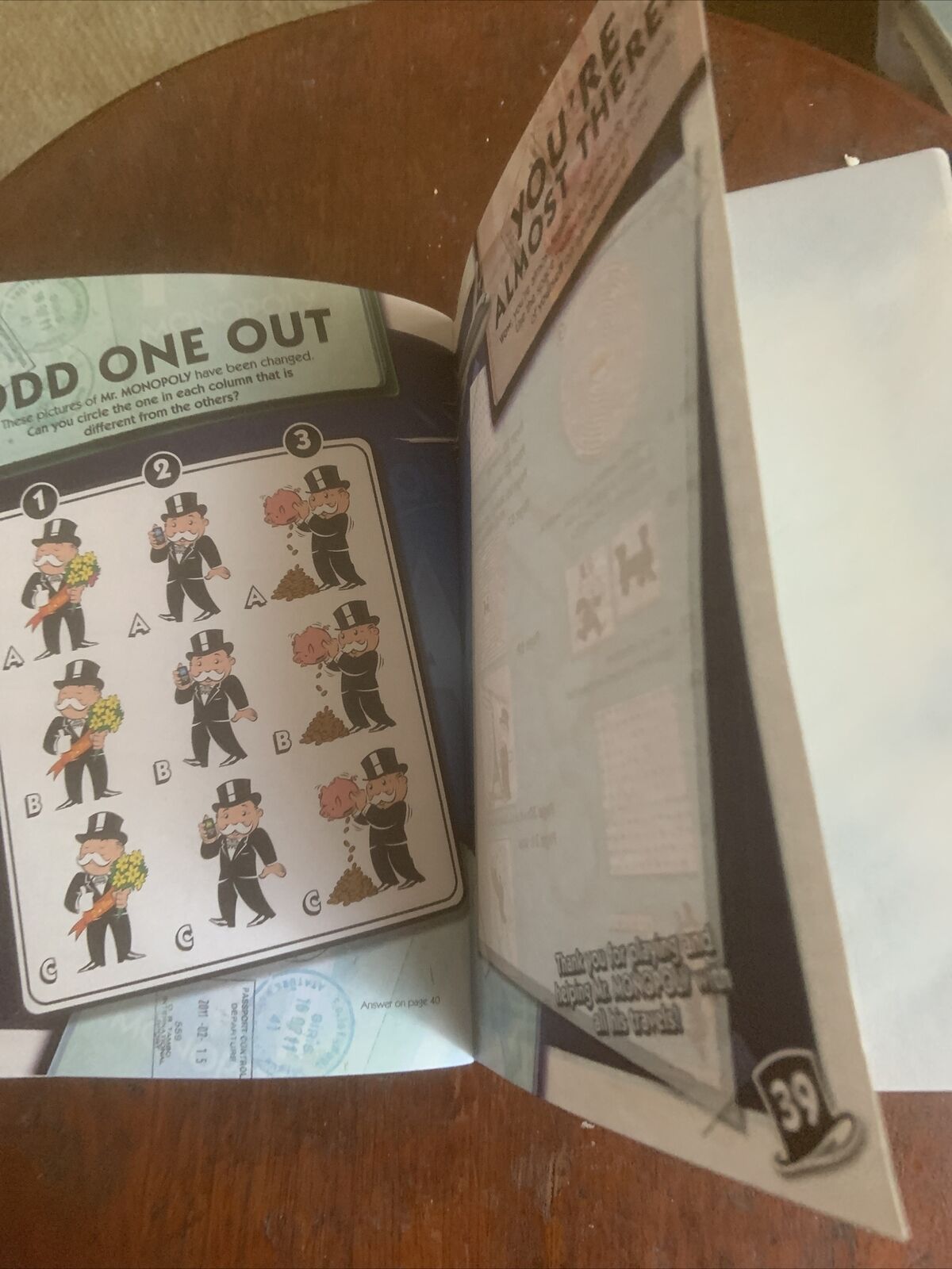 MONOPOLY World Activity Book QATAR Airways Hasbro Children’s Rare Collector PB
