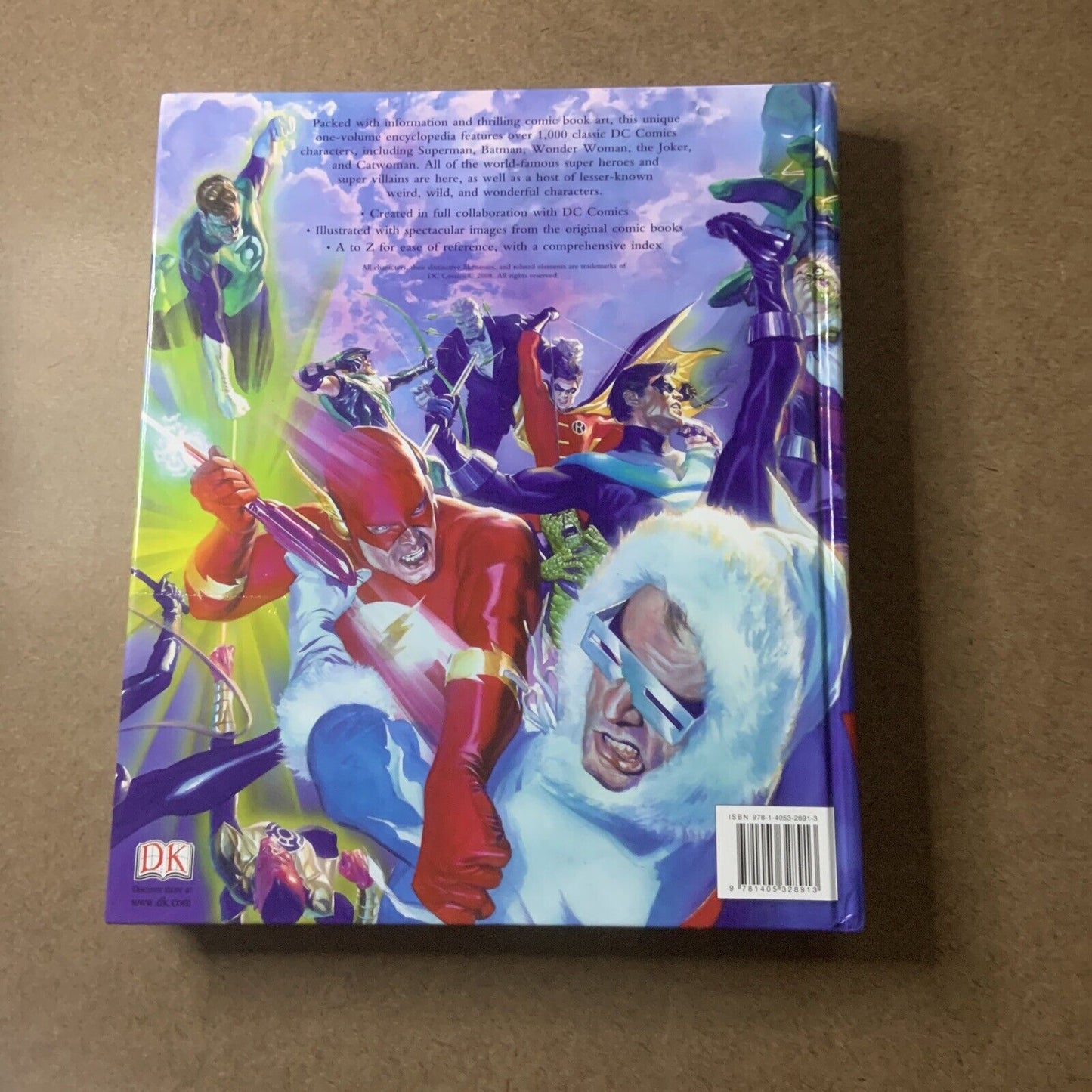 The DC Comics Encyclopedia Updated Expanded Coffee Table Book Large HC 2009