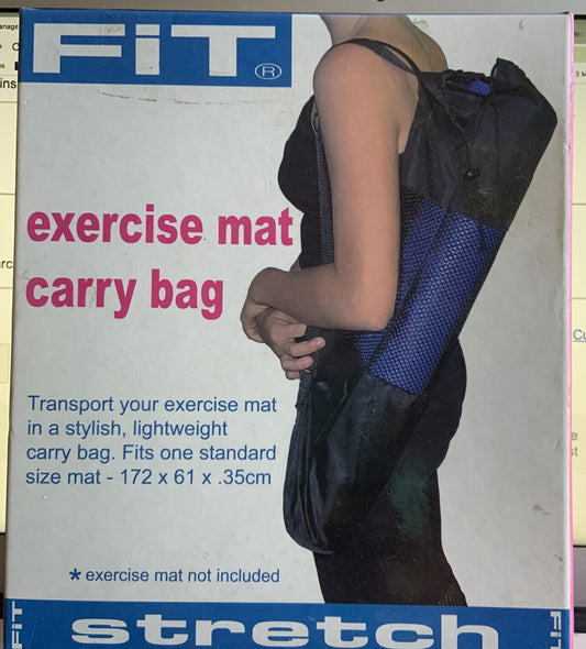 FIT Exercise Mat Carry Bag Fits 172x61.3X5cm Sealed Box Carry BAG ONLY NEW