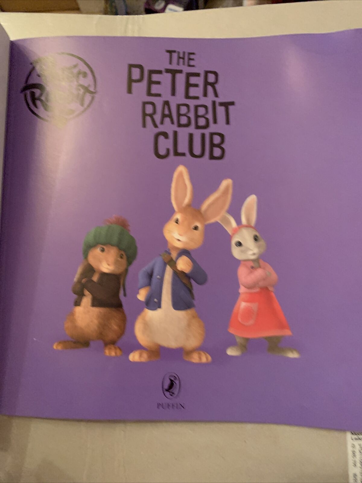 PB Book The PETER RABBIT Club As Seen On TV Puffin Books Award Certificate
