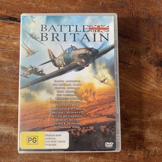 DVD BATTLE OF BRITAIN Film Christopher Plummer Michael Caine Aerial Combat R4