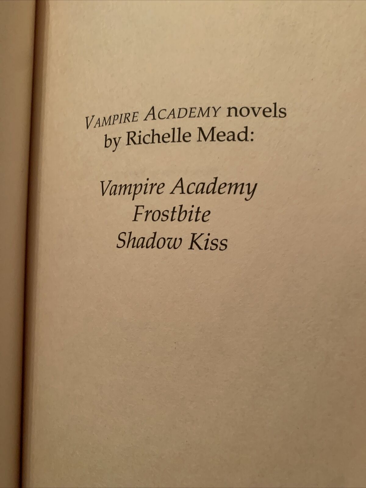 PB BLOOD PROMISE Vampire Academy Series #4 by Richelle Mead Large 2009 Australia