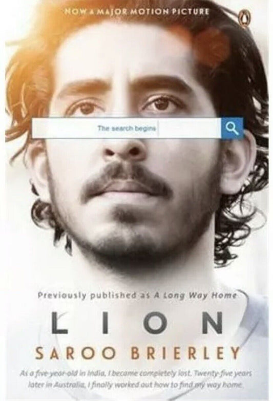 PB Book LION A Long Way Home by Saroo Brierley 2016 Autobiography Memoir