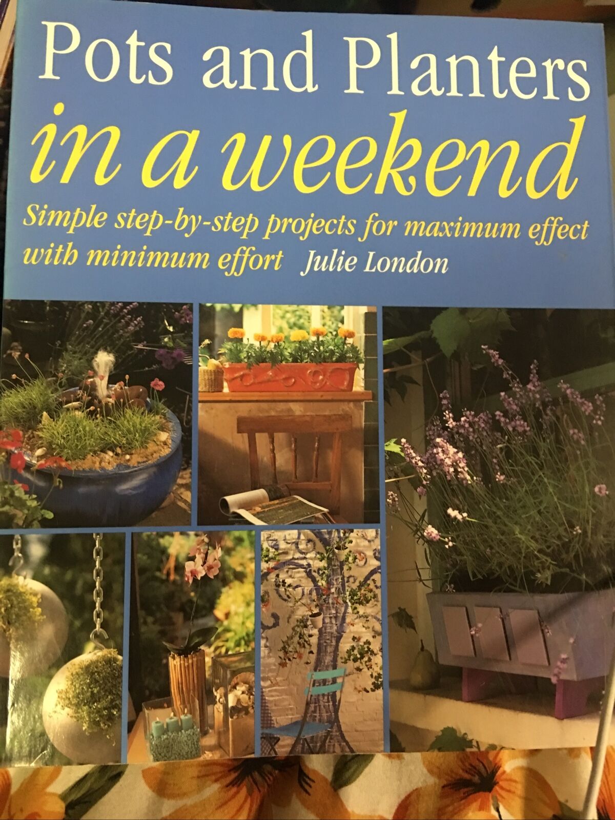 PB Book POTS AND PLANTERS in a Weekend Julie London 1999 Instructional NEW