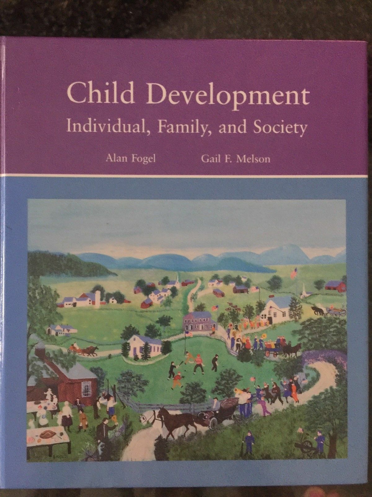 HC Book CHILD DEVELOPMENT  Individual Family & Society Alan Fogel Gail Nelson