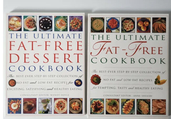 2 Books FAT FREE Cooks Collection The Best Ever Collection No Fat Low Fat 1999