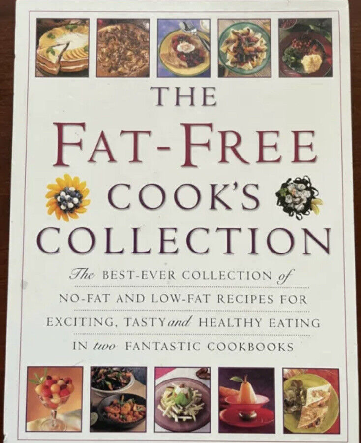 2 Books FAT FREE Cooks Collection The Best Ever Collection No Fat Low Fat 1999