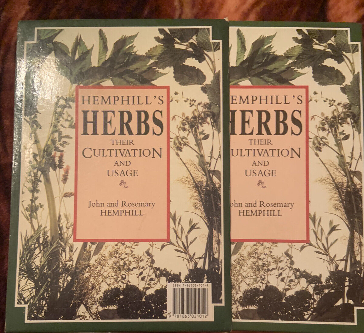 HC HERBS Their Cultivation & Usage + HERBS for HEALTH John Rosemary Hemphill Set