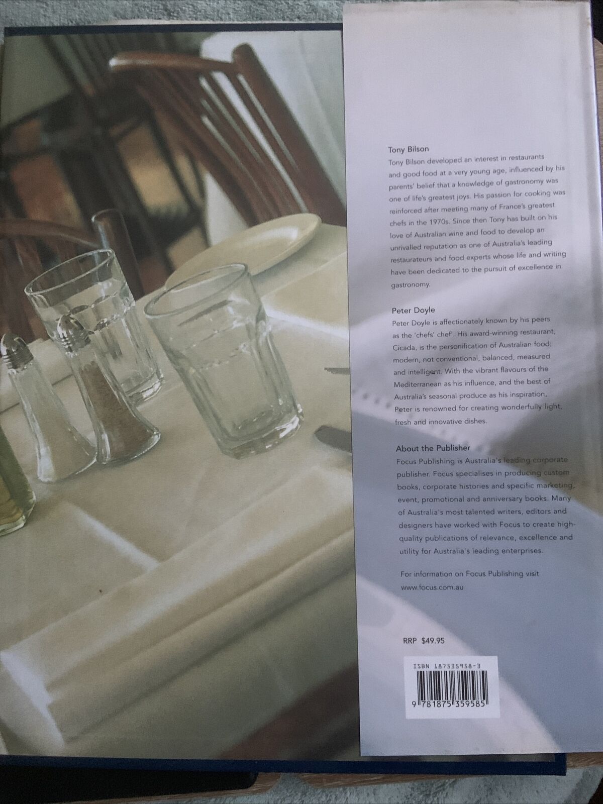 DINING HGH Tony Bilson & Peter Doyle for Ansett Australia 2000 Coffee Table HC