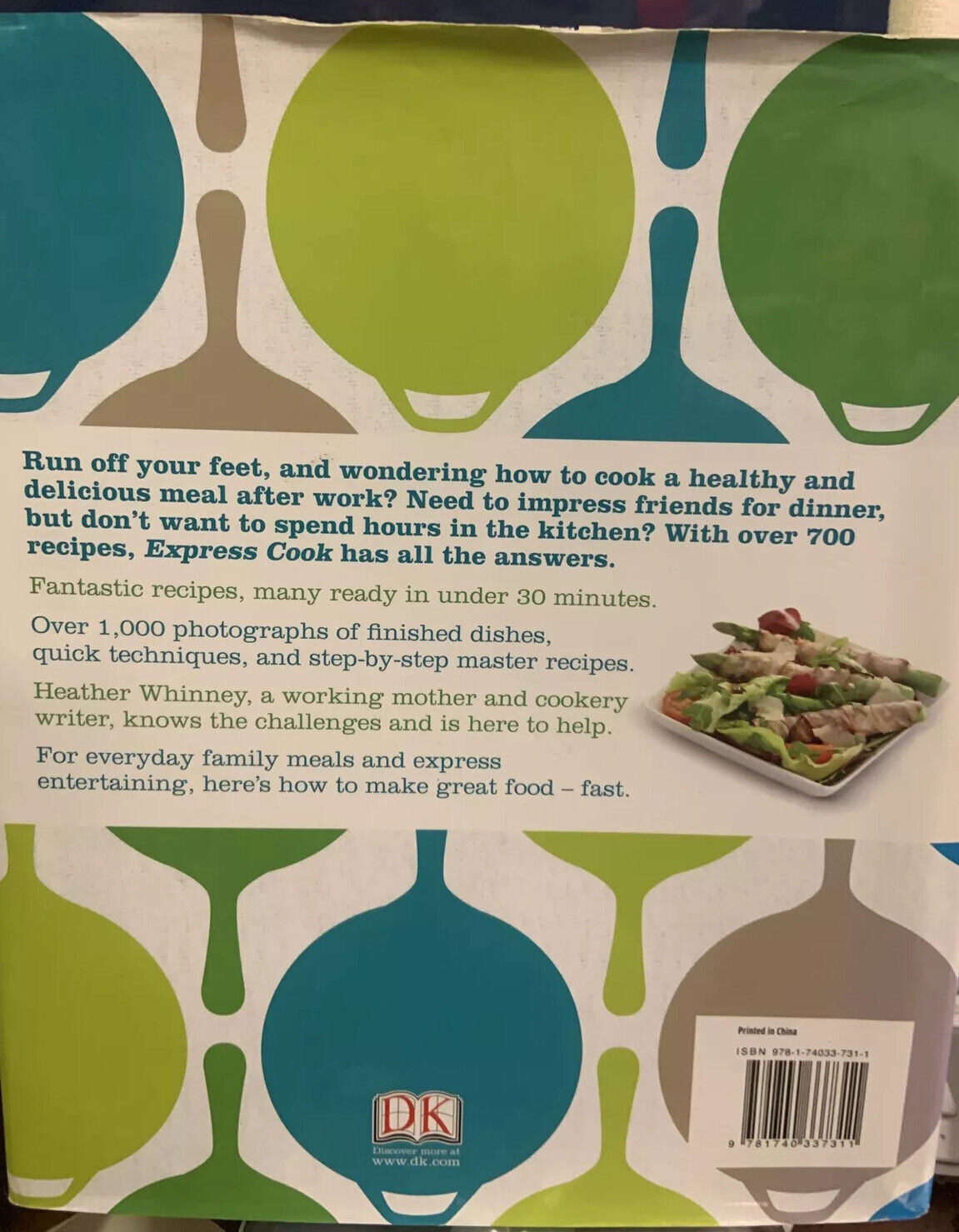 HC EXPRESS COOK Heather Whinney Large 2009 Darling Kindersley 700 QUICK RECIPES