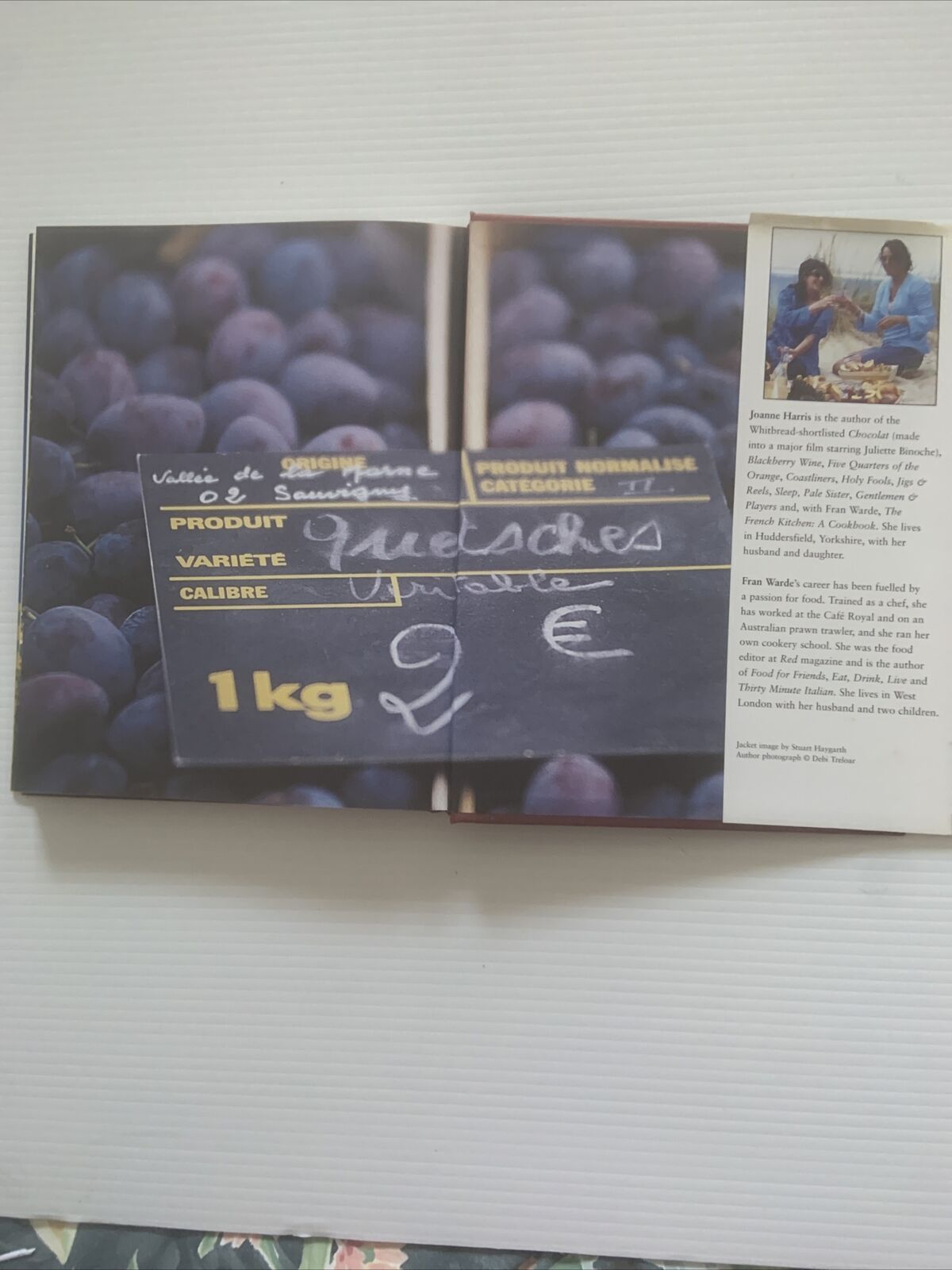 HC Book The FRENCH MARKET Recipes from a French Kitchen Joanne Harris Fran Warde