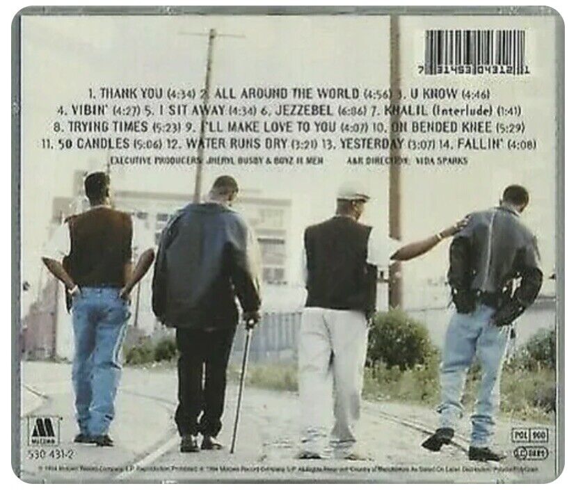 CD Boyz II Men II 14 Tracks Music Album R & B Contemporary