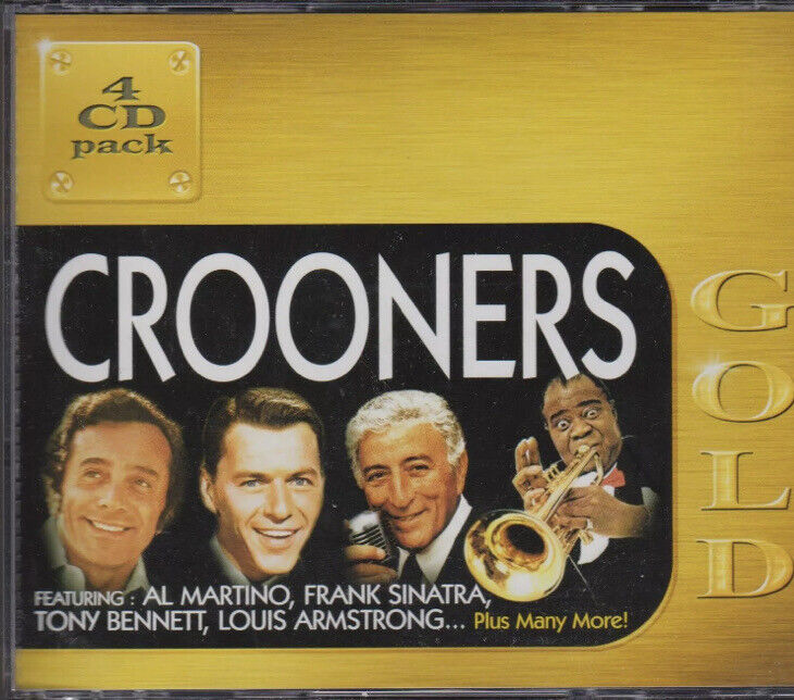 CD CROONERS - 4 Disc Gold PACK Louis Armstrong Sinatra Bennett Martino Music CDs