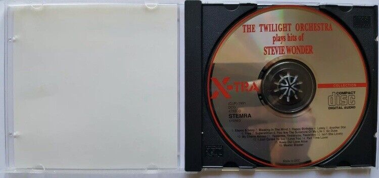 CD The Twilight Orchestra Plays Hits of STEVIE WONDER Audio CD 16 Tracks Digital