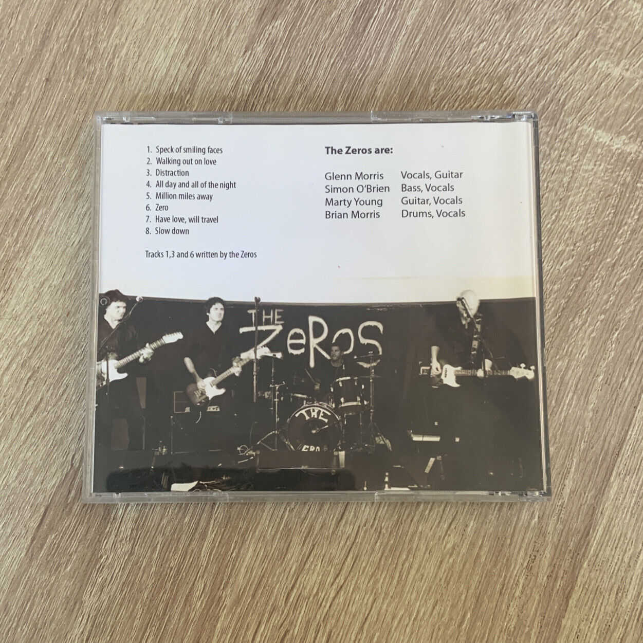 CD Rare THE ZEROS 2010 Australian Music Band