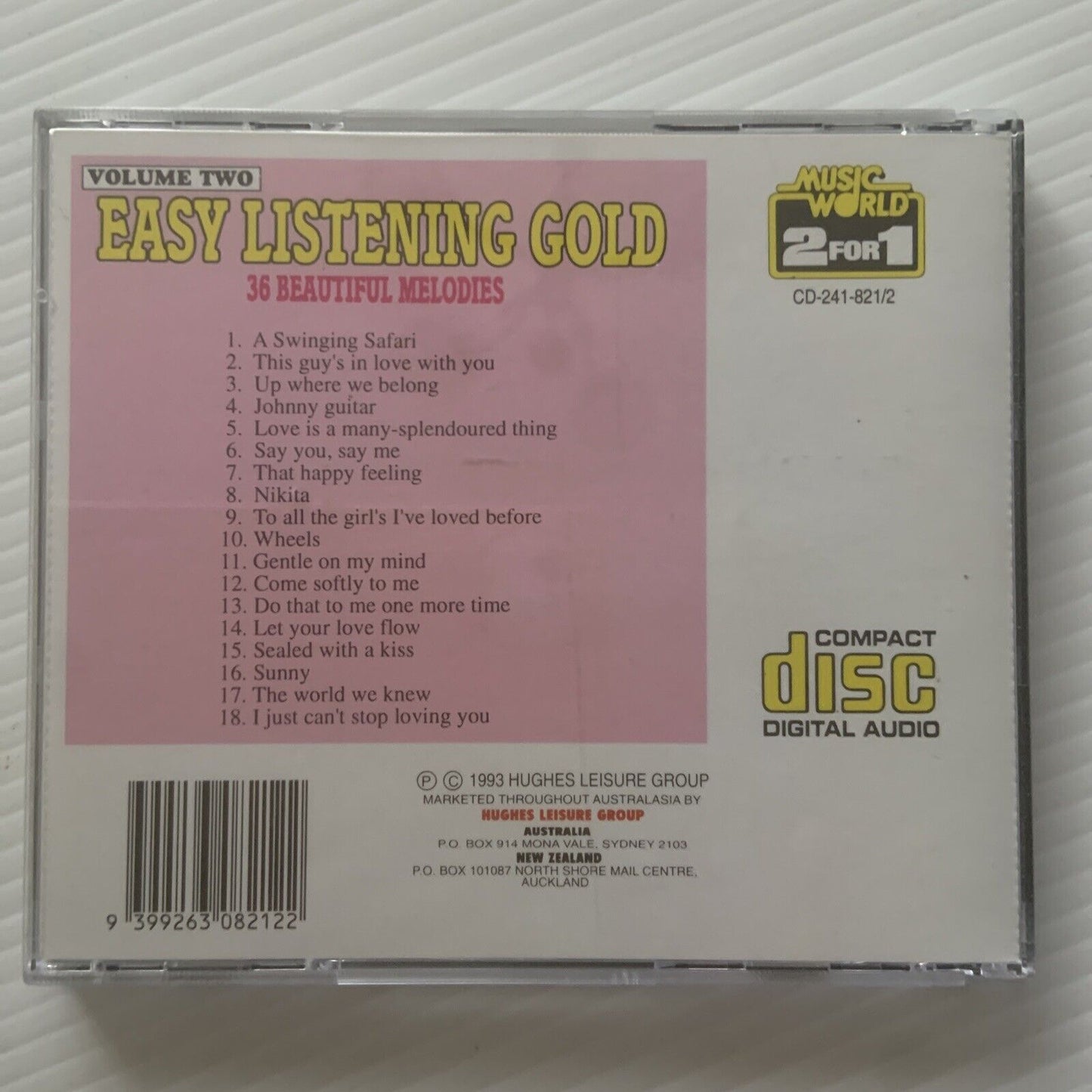 New CD Easy Listening Gold Beautiful 36 Melodies Volume Two Unsealed