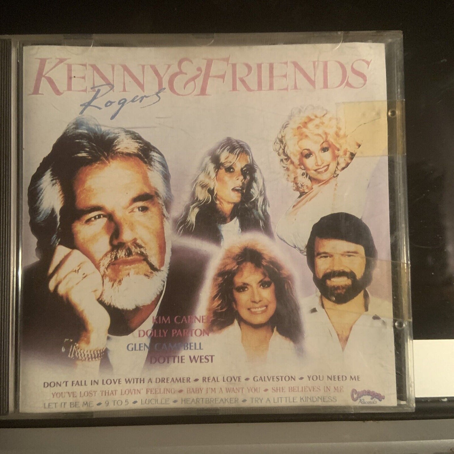 CD KENNY ROGERS & FRIENDS Music Album Duets Country Parton Campbell West Carnes