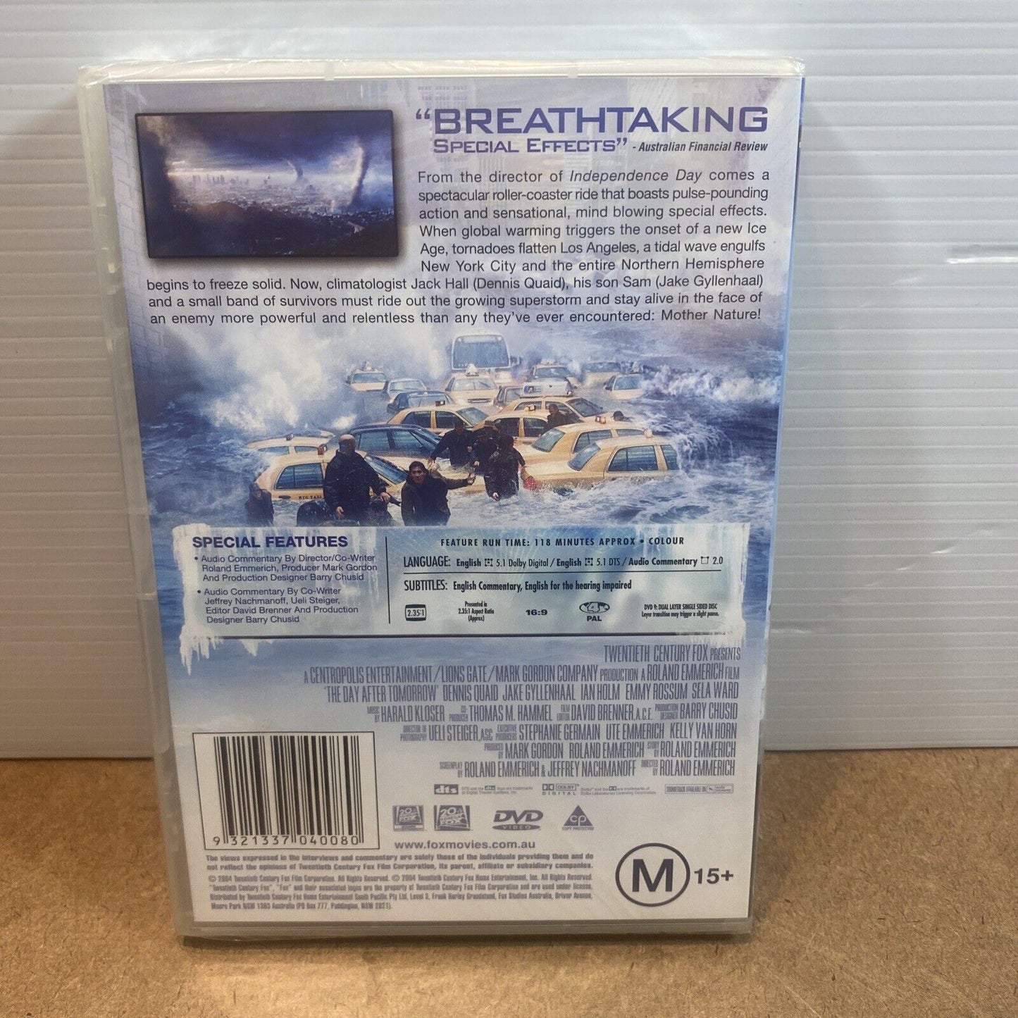 DVD The Day After Tomorrow Movie Dennis Quaid Jake Gyllenhaal 2004 Sealed NEW