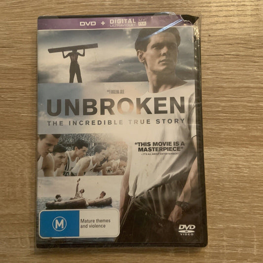 DVD UNBROKEN THE INCREDIBLE TRUE STORY defect to case see pics SEALED NEW