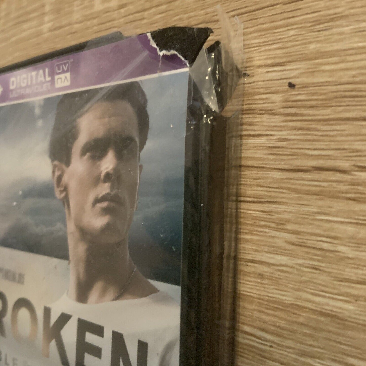 DVD UNBROKEN THE INCREDIBLE TRUE STORY defect to case see pics SEALED NEW