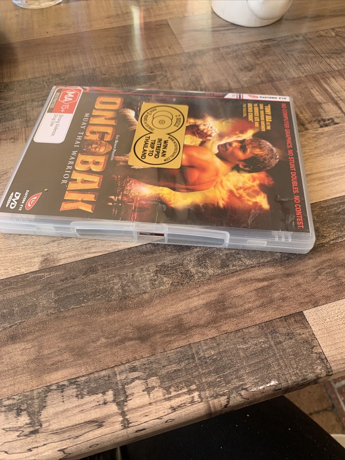 TONY JAA Movie ONG BAK Dvd UNCUT Muay Thai Martial Arts Movie Kickboxing Movie