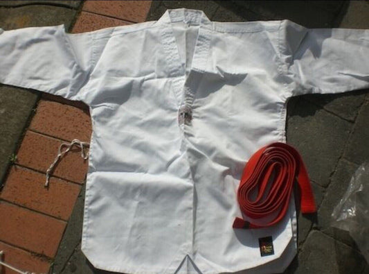 Martial Arts TAEKWONDO Uniform 4 180 Sports Master Australia Red Belt NEW Unisex