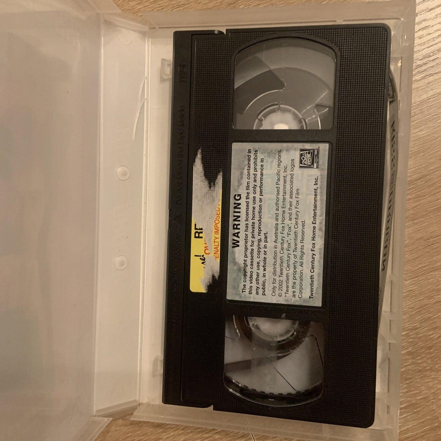 Vintage VHS KISS OF THE DRAGON 2002 Fox VIDEO Jet Li Bridget Fonda Martial Arts