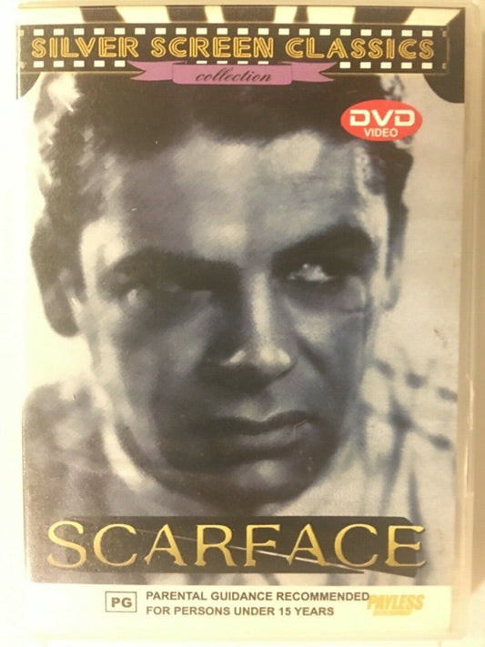 DVD SCARFACE Movie Film Mafia Crime Hollywood 1983 Al Pacino Pfeiffer RARE