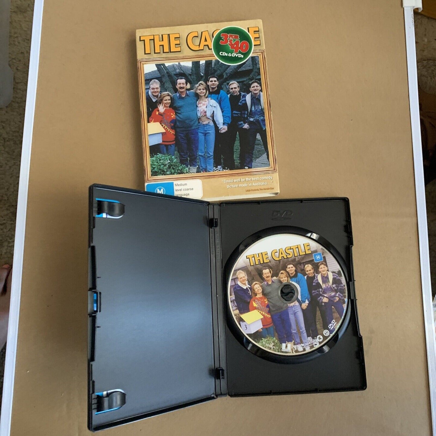 DVD THE CASTLE Movie PAL Australian Cult Classic Comedy Rare Slip Cover NEW