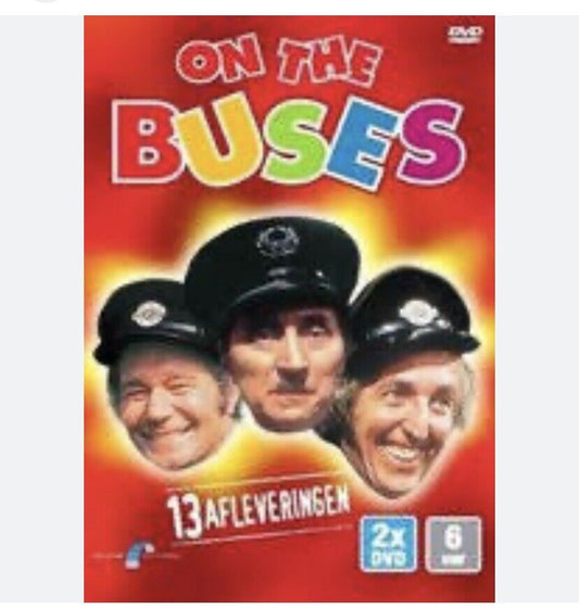 DVD ON THE BUSES 13 AFLEVERINGEN  Set Slip Cover 2 Disc Set Rare NEW