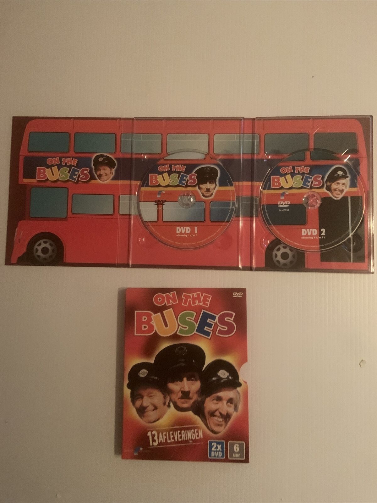 DVD ON THE BUSES 13 AFLEVERINGEN  Set Slip Cover 2 Disc Set Rare NEW