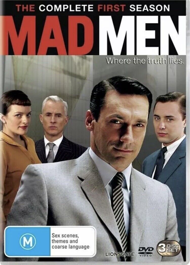 DVD MADMEN Complete First Season 1 Rare Aus Stock Sealed Mad Men NEW TV Series