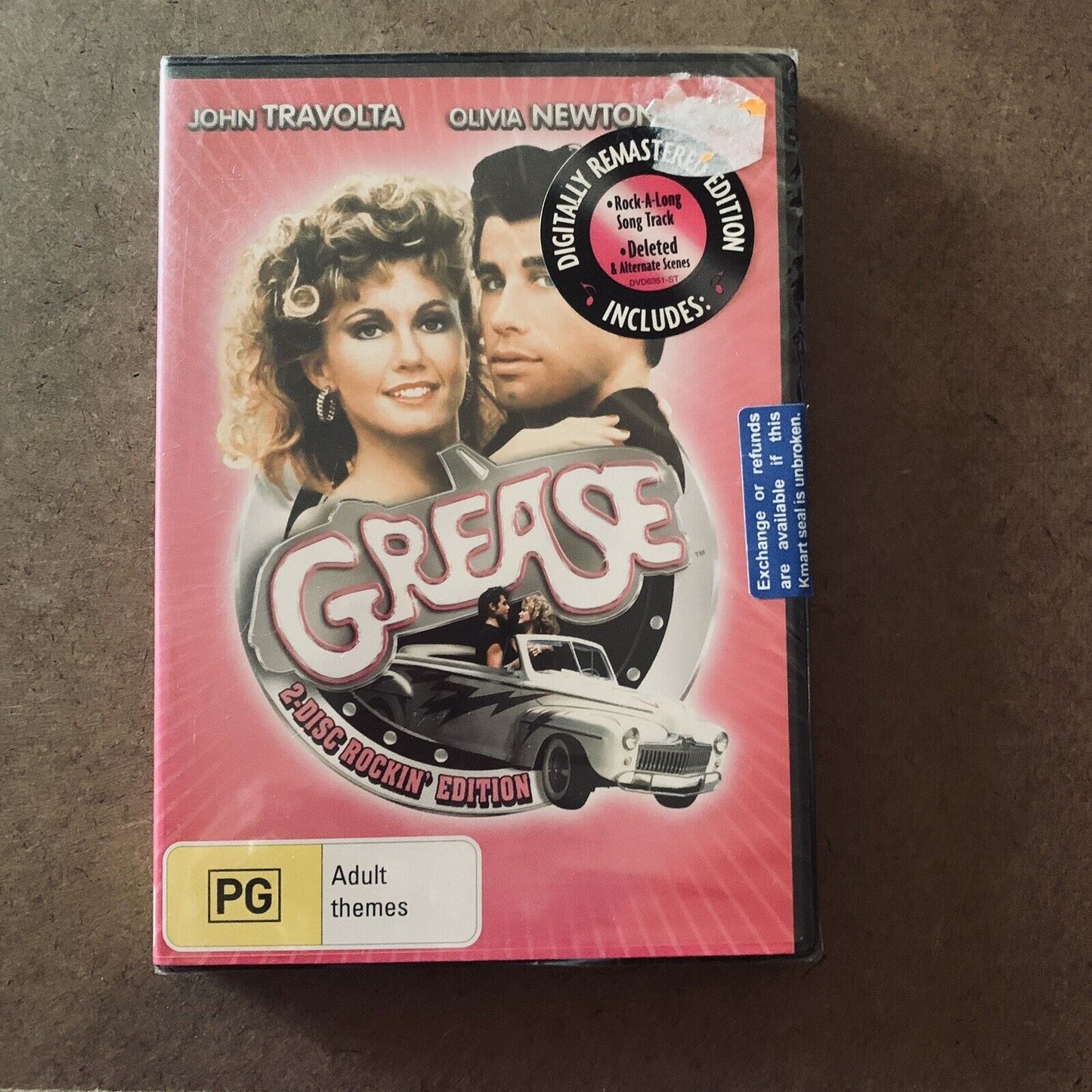 DVD GREASE Rockin’ Edition R4 Rock A Long Soundtrack 2 Disc Travolta Sealed NEW
