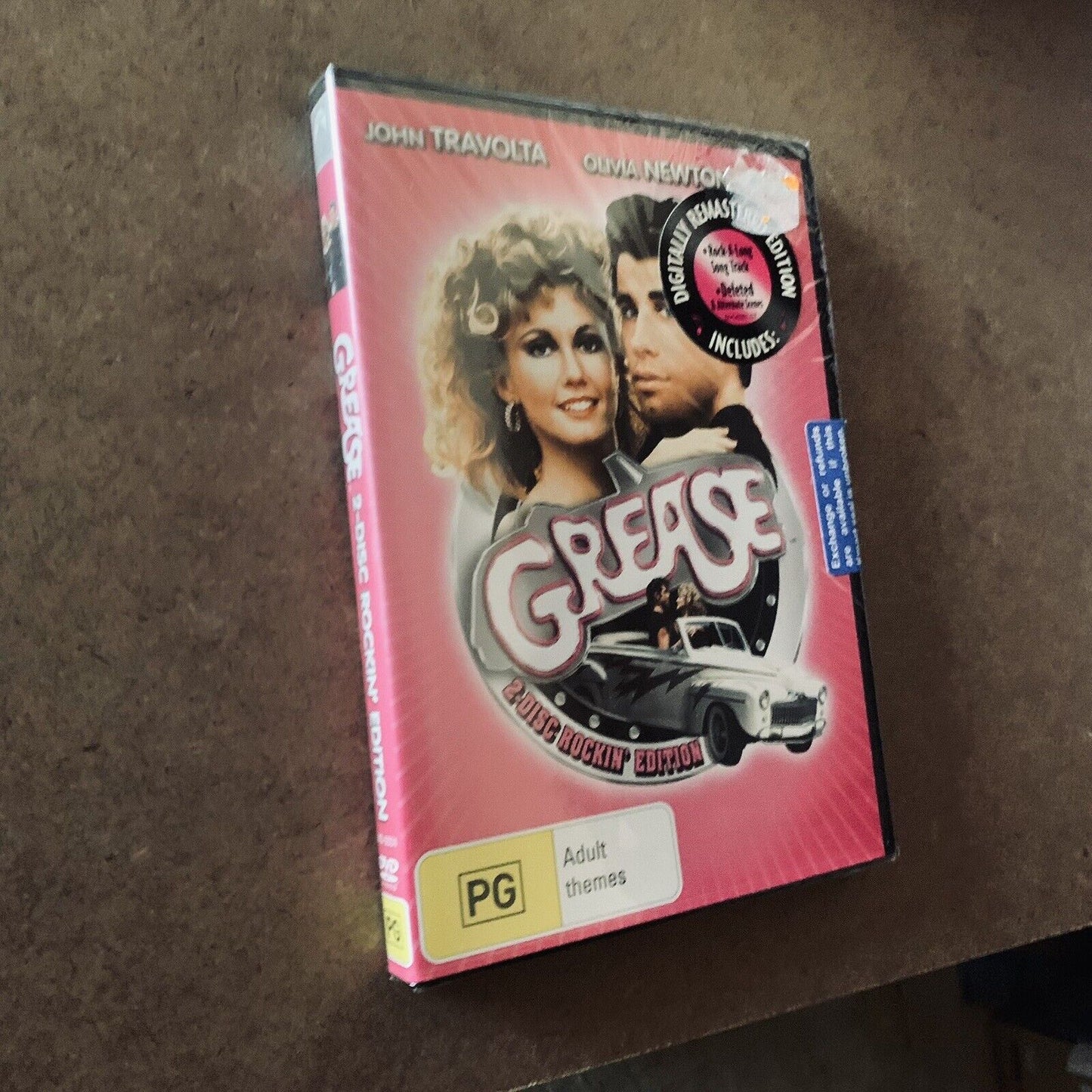 DVD GREASE Rockin’ Edition R4 Rock A Long Soundtrack 2 Disc Travolta Sealed NEW