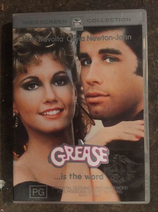 DVD GREASE  John Travolta Olivia Newton-John + BONUS SONG BOOK Movie  Film RARE
