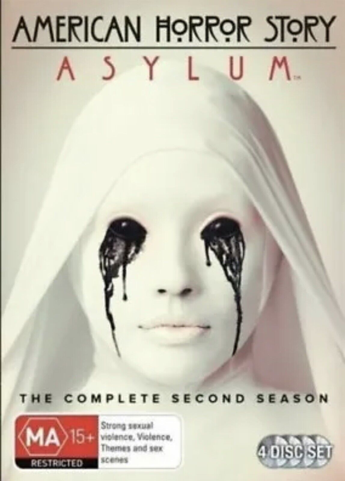 DVD AMERICAN HORROR STORY ASYLUM Season 2 2013 R4 Cult TV Seres NEW Sealed