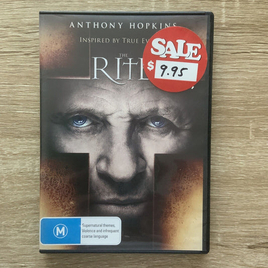 DVD Horror THE RITE 2011 Anthony Hopkins Movie  Exorcism True Story Ex Rental