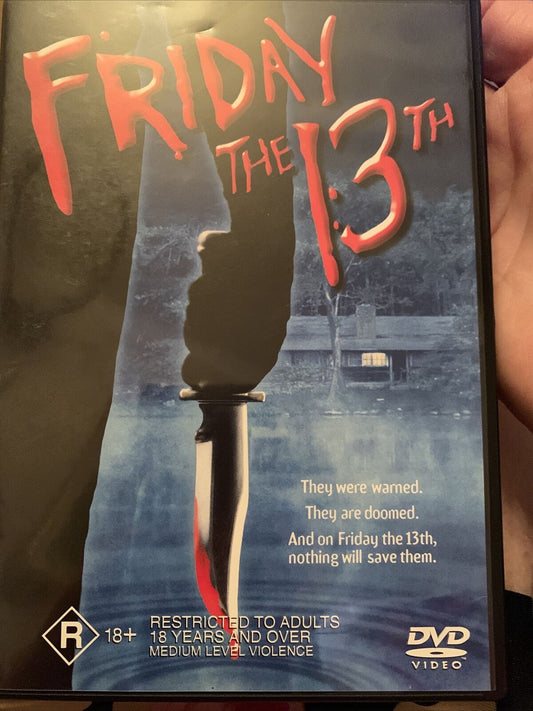 DVD Horror FRIDAY THE 13TH R4 Betsy Palmer Adrienne King Harry Crosby R 18+Movie