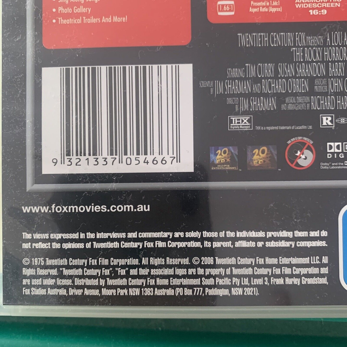 DVD 25 Years THE ROCKY HORROR PICTURE SHOW Special Edition AUS R4 2 Disc CULT